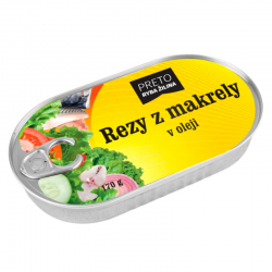 Rezy z makrely v oleji 170g